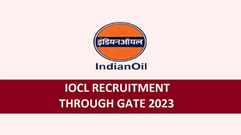 IOCL GATE Recruitment 2023: Check Details Here