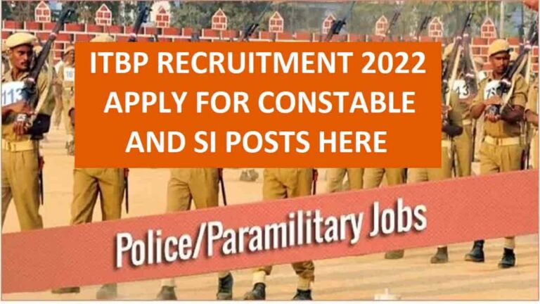 ITBP HC Recruitment 2022, Salary Upto 81000, Details Here