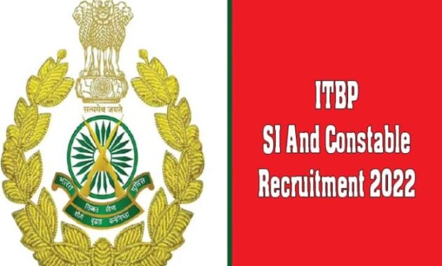 ITBP Recruitment 2022