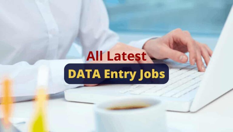 Data Entry Jobs 2022 Apply Online