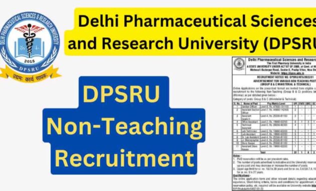 DPSRU Recruitment