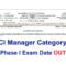 FCI-Category-2-Exam-Date-2022