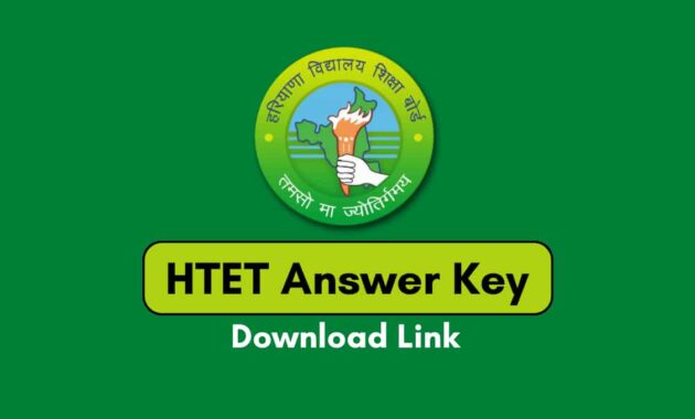 HTET Answer Key 1