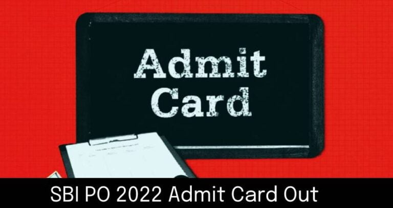 SBI PO Admit Card Released at sbi.co.in, Check Steps To Download