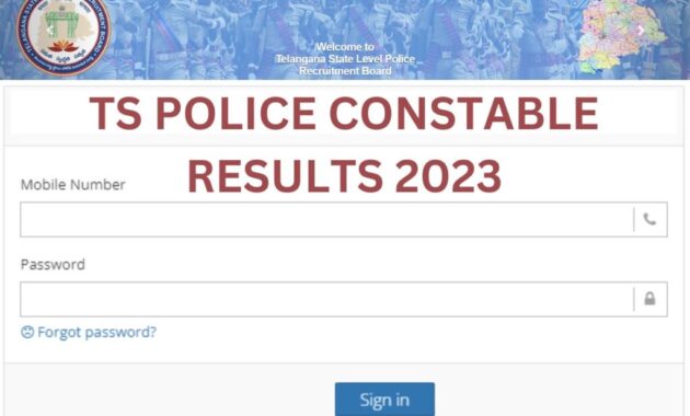 TS POLICE CONSTABLE RESULTS 2023