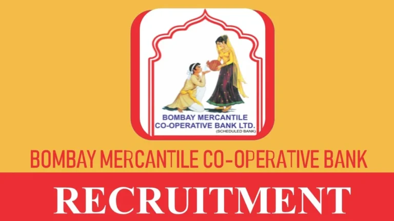 Bombay Mercantile Co-operative Bank Recruitment 2023: Check Post, Qualification And Other Vital Details