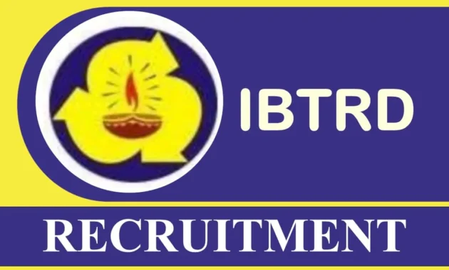 IBTRD Recruitment