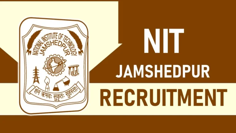 NIT Jamshedpur Recruitment 2023: Check Post, Salary, Age, Qualification And How To Apply