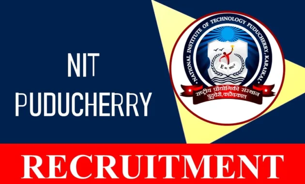 NIT Puducherry Recruitment