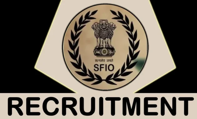 SFIO Recruitment