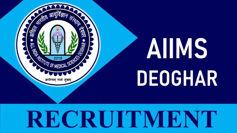 AIIMS Deoghar Recruitment 2023: Check Posts, Eligibility, Salary And How To Apply