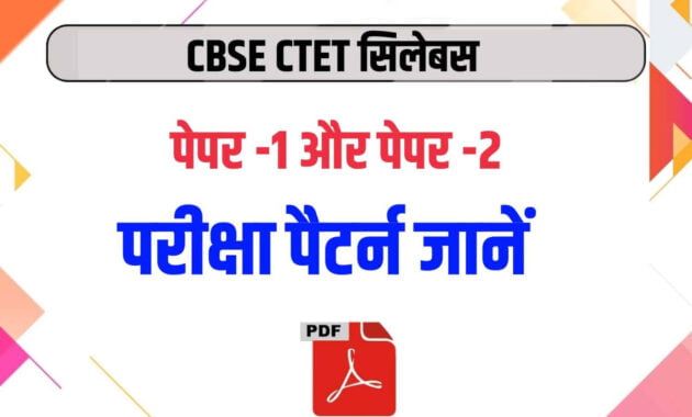 CTET Syllabus