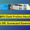 IBPS Clerk Prelims Result