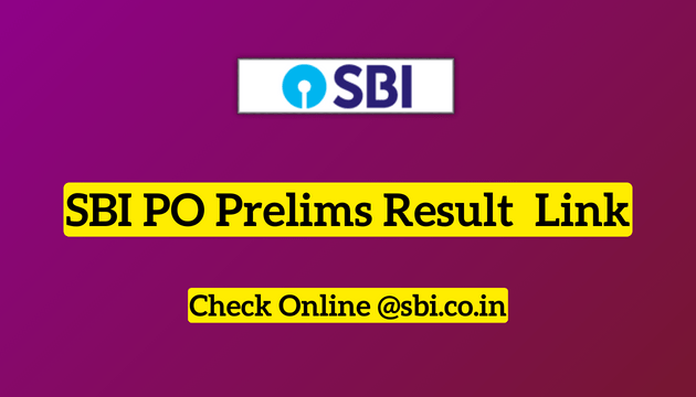 SBI PO Prelims Result