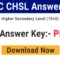 OSSC CHSL answer key