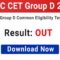 HSSC CET Group D Result