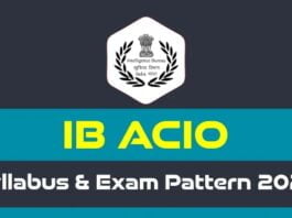 IB ACIO Syllabus 2024