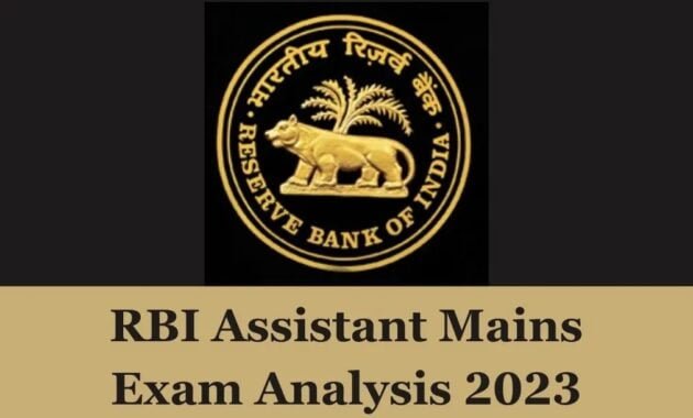 RBI Assistant Mains Exam Analysis