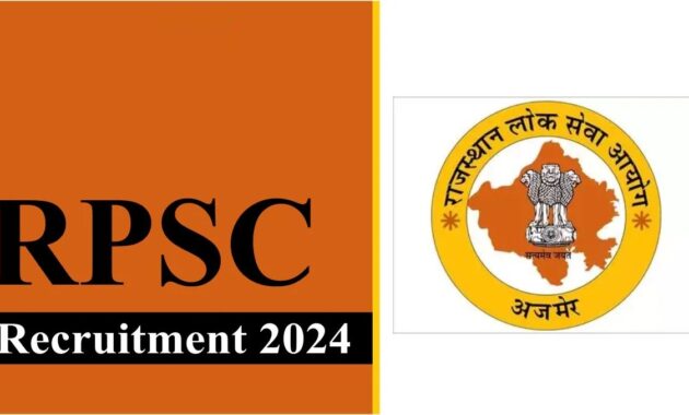 RPSC Recruitment 2024