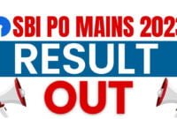SBI PO Mains Result