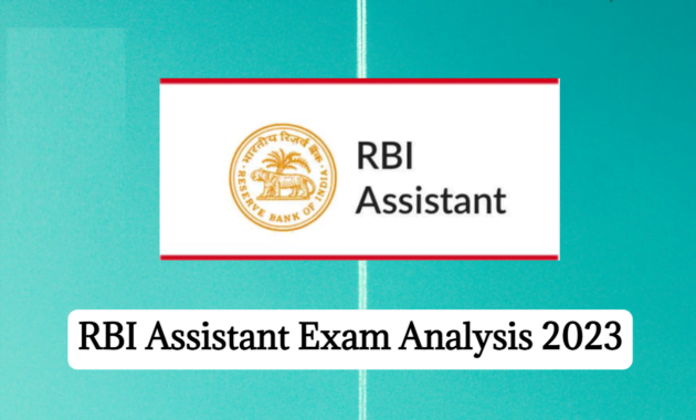 RBI Assistant Mains Exam Analysis 2023