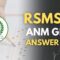RSMSSB GNM ANM Answer Key