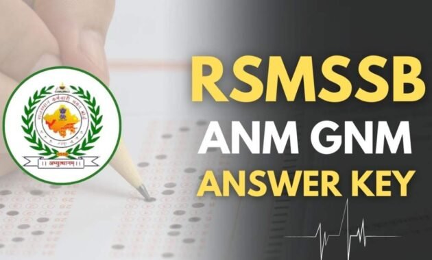 RSMSSB GNM ANM Answer Key