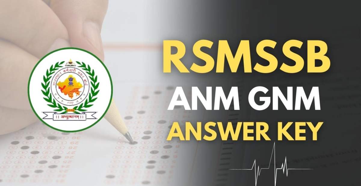 RSMSSB GNM ANM Answer Key