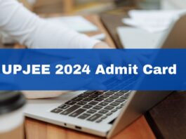 UPJEE 2024 Admit Card