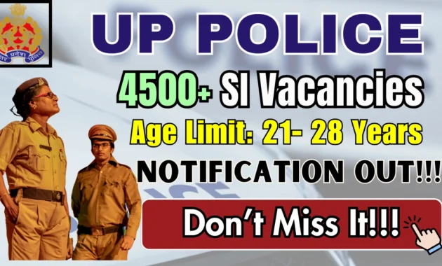 UP Police SI Recruitment 2025