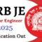 Railway RRB Junior Engineer JE