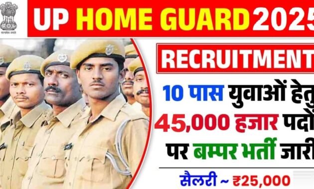 UP Home guard Online Form 2025 (45000 Posts) UP Home guard
