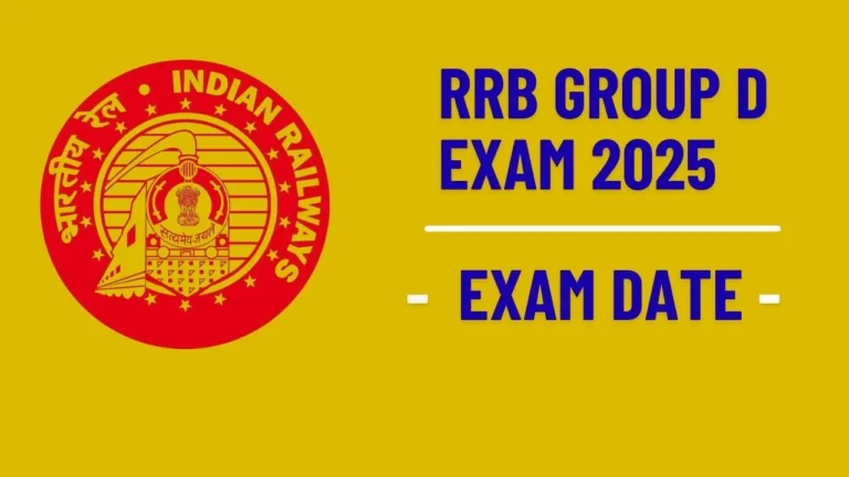 RRB Group D Admit Card 2025 : Railway RRB Group D City Intimation Slip and Exam Schedule Released at rrbcdg.gov.in