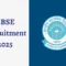 CBSE Recruitment 2025