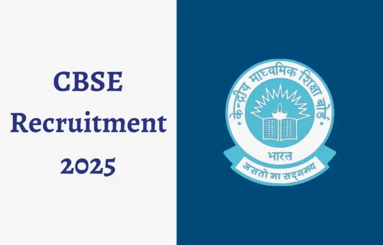 CBSE Recruitment 2025: Apply Online for 124 Junior Assistant and Other Posts – Check Eligibility, Salary with 55% DA Hike