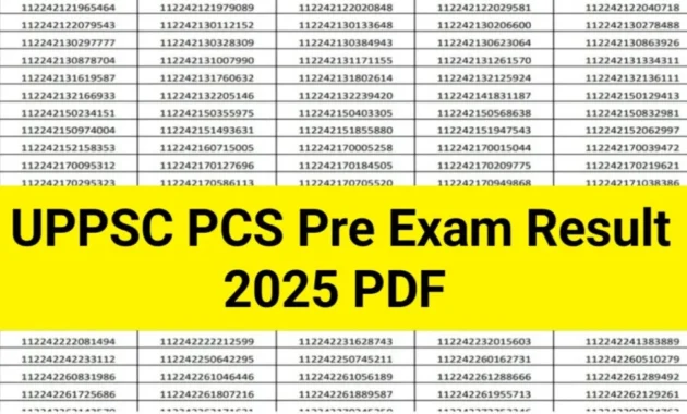 UPPSC PCS Pre Exam Result 2025: Download Merit List & Cut-Off