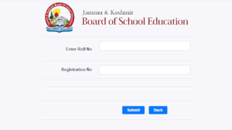 JKBOSE Class 11 Result 2026